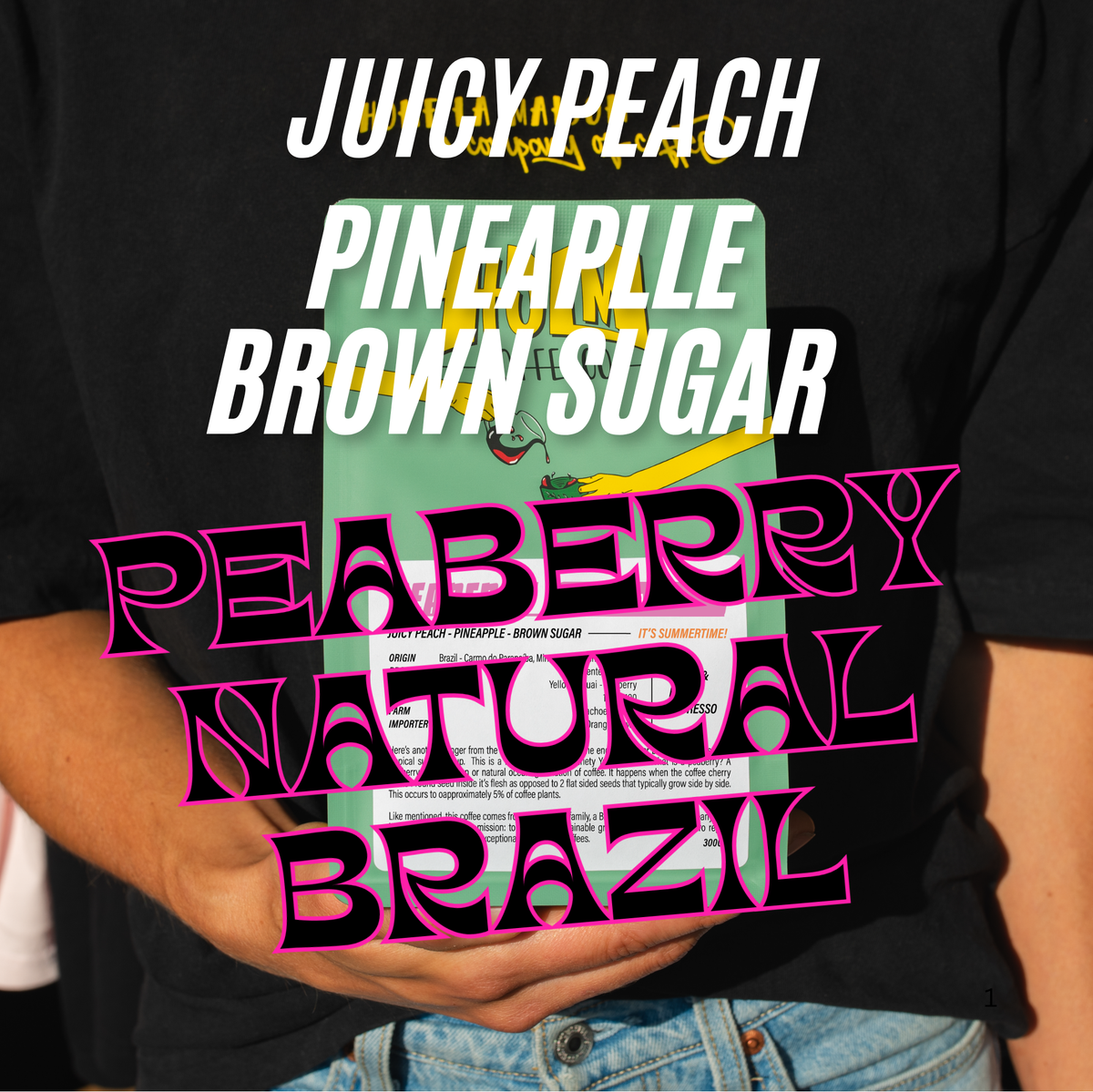 Peaberry Natural - Barbosa family